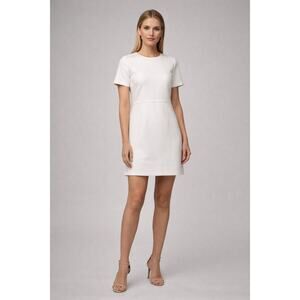 Kobi Halperin Classic Sheath Mini Dress in White, Sz 4